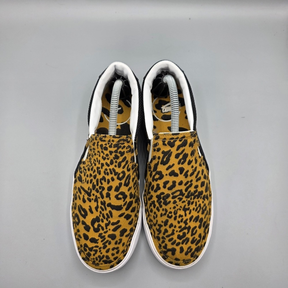 Nike Court Legacy Shoes Womens 6.5 Leopard Cheetah Canvas Slip On Sneakers - Picture 4 of 13